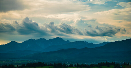 Cloudy mountains