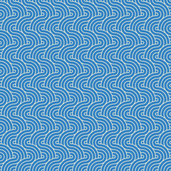 Fototapeta premium Overlapping Circles Pattern, art background.