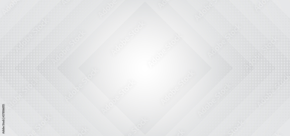 Wall mural square shape overlap layer wave halftone corner design