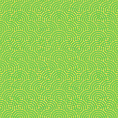 Fototapeta premium Overlapping Circles Pattern, art background.