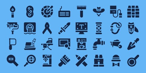 tool icon set