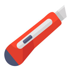 
Paper cutter having sharp blade, graphic art 
