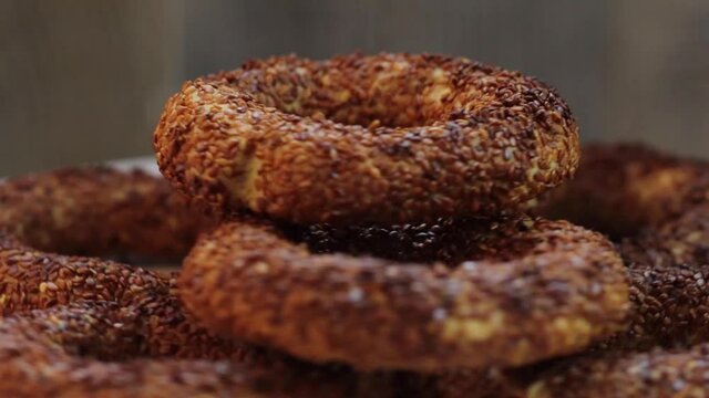 turkish street food simit