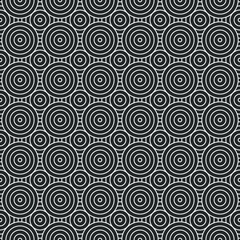 Overlapping Circles Pattern, art background.
