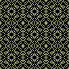 Overlapping Circles Pattern, art background.