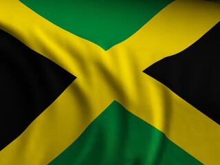 Jamaica flag background