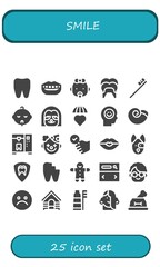 smile icon set