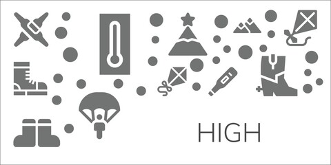 high icon set