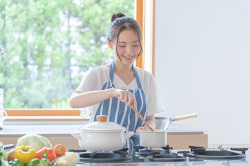 料理シーン　20代女性 © ponta1414