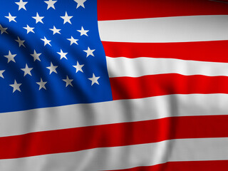 USA flag background