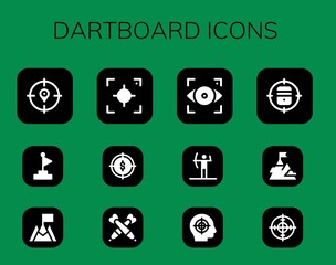 dartboard icon set