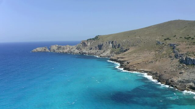 Cliffs at Cala Agulla, Cala Mesquida, Mallorca, Spain