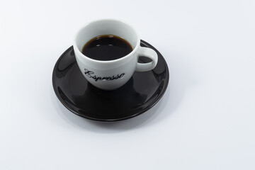 A cup of espresso coffee