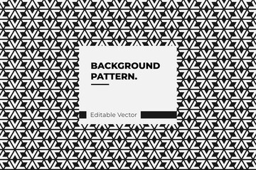 pattern background hexagonal line black and white for fashion and interior design