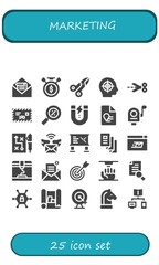 marketing icon set