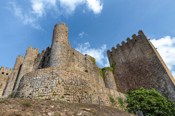 View of the medieval castle of Óbidos, Portugal