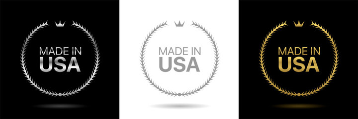 Made in USA wreath icons