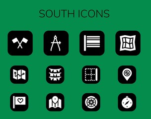 south icon set