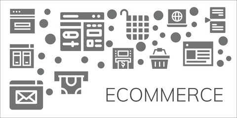 ecommerce icon set