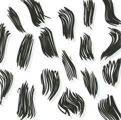 seamless pattern with feathers