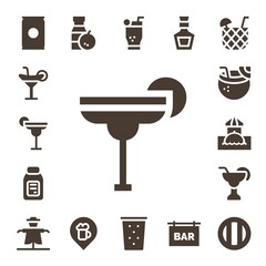 straw icon set