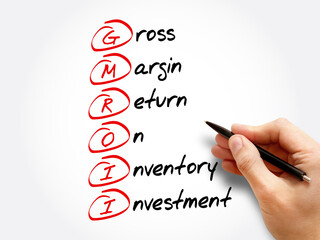 GMROII acronym, business concept background