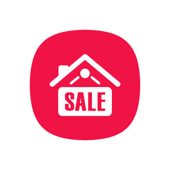 Home Sale Sign - Icon