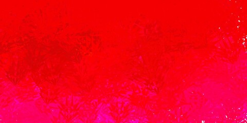 Light red vector layout with triangle forms.