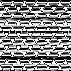 Monochrome abstract seamless pattern. Vector illustration can be used for fabrics, textile, web, invitation, card.