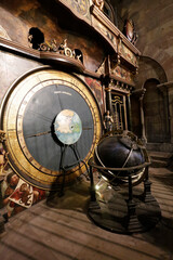 Astronomische Uhr in der Kathedrale von Strassbourg. Strassbourg, Elsass, Frankreich, Europa
