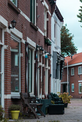 Dutch European Buildings in City IJmuiden