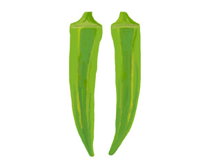 オクラ　okra
