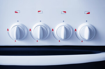 burner controller. Modern home gas boiler, water heater. Water heating, the environment. The concept of lifestyle