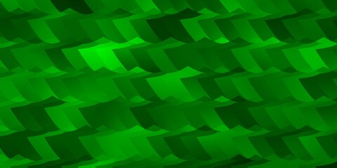 Light Green vector background with hexagons.