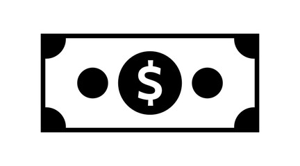 Dollar icon, Money sign isolated, Vector isolated symbol illustration