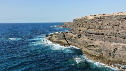 Sea,sky and earth come together creating authentic natural beauties