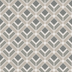 Seamless geometric pattern gray color diamond shape background. Vector illustration.