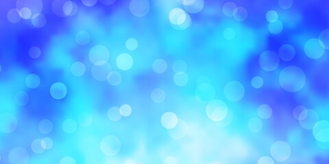 Light Pink, Blue vector background with spots. Colorful illustration with gradient dots in nature style. Design for posters, banners.