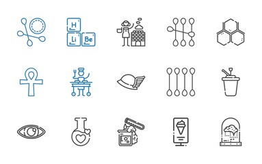 medicine icons set