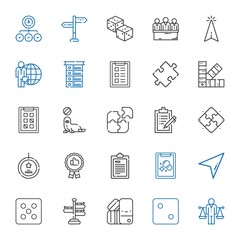 choice icons set