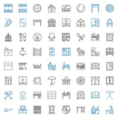 table icons set