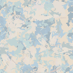 Fototapeta na wymiar UFO camouflage of various shades of blue, pink and beige colors