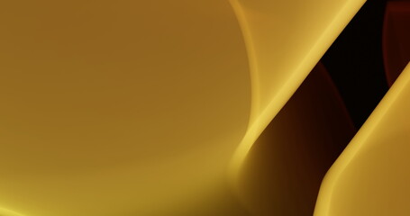 Abstract 4k resolution defocused geometric curves background for wallpaper, backdrop and varied nature design. Colden yellow, jasmine colors.