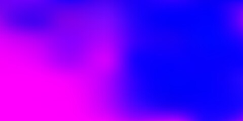 Light purple, pink vector abstract blur layout.