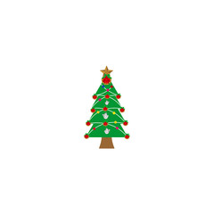 Merry Christmas icon set vector symbol isolated illustration white background