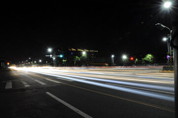 Fototapeta na wymiar night traffic