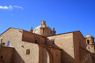 Catedral Bas&iacute;lica San Carlos Borromeo or Cathedral of Puno, an Impressive Catholic Church in the City of Puno, Peru 