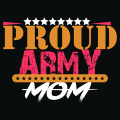 Obraz premium proud army mom 