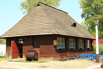 Pastewnik, Przeworsk, Skansen, Zagroda, Domek, Zabytek, Zabudowa drewniana,  © woodyd