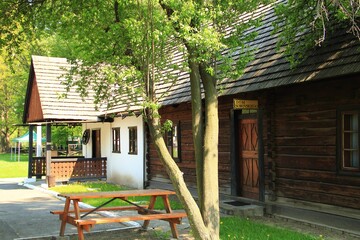 Pastewnik, Przeworsk, Skansen, Zagroda, Domek, Zabytek, Zabudowa drewniana,  © woodyd